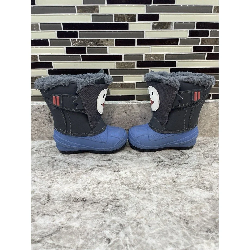 Toddler Cat&Jack Dog Snow Boots Size 7 (used only once)
